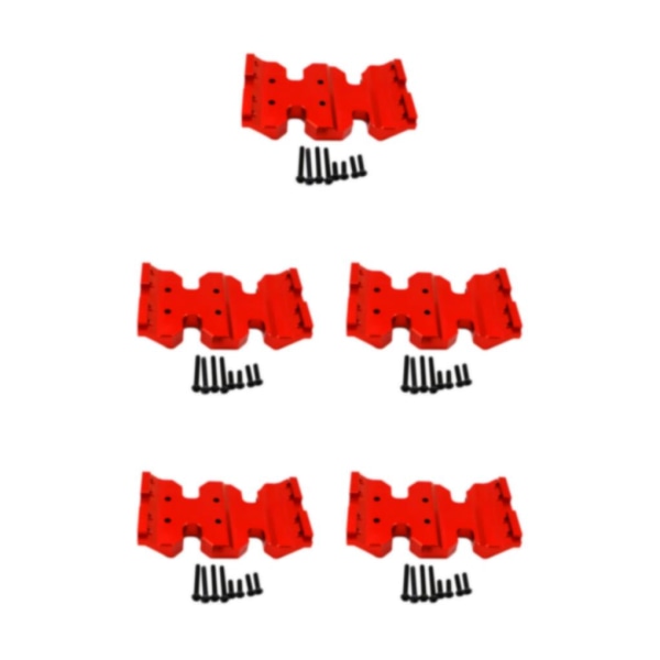 1/2/5 aluminiumlegeringshållare för ECX 1/12 Rc RGT 136100 red 5Set