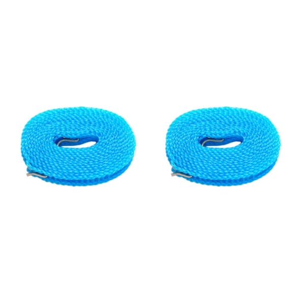 2/3/5 Klädstreck Stretchig bärbar tvättsnöre för trädgård blue 800cm 2Set