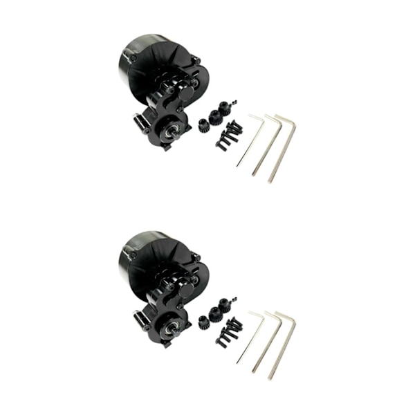 1/2/3/5 Metal Transmission Växellåda Motorväxel För 1/10 Axial Black 2Set