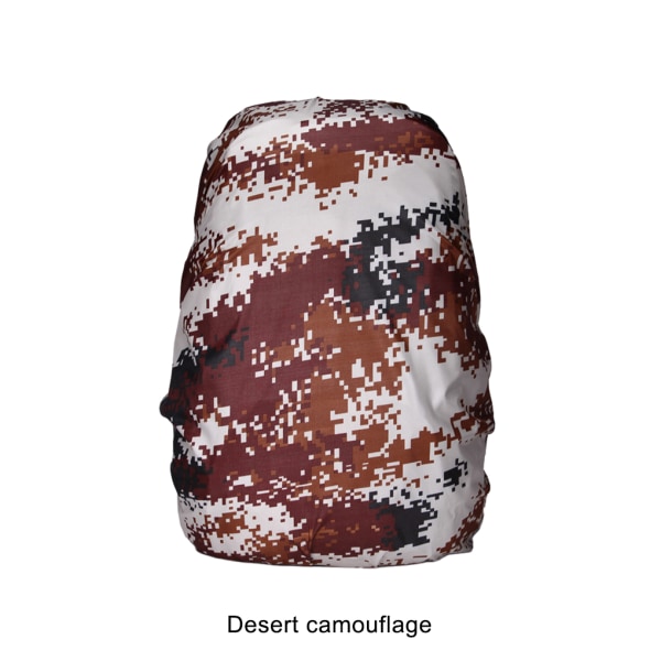 1/2/3/5 Ryggsäck Torrt Vattentätt Cover Unisex för resor Desert camouflage 1Set