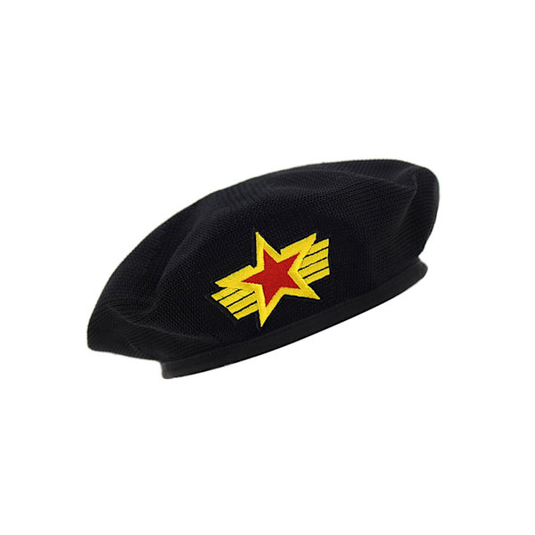 1/2/3 Sjömansmössa Stickad Mesh För Baskermössa Navy Mariner Cap Black 60cm circumference 1Set
