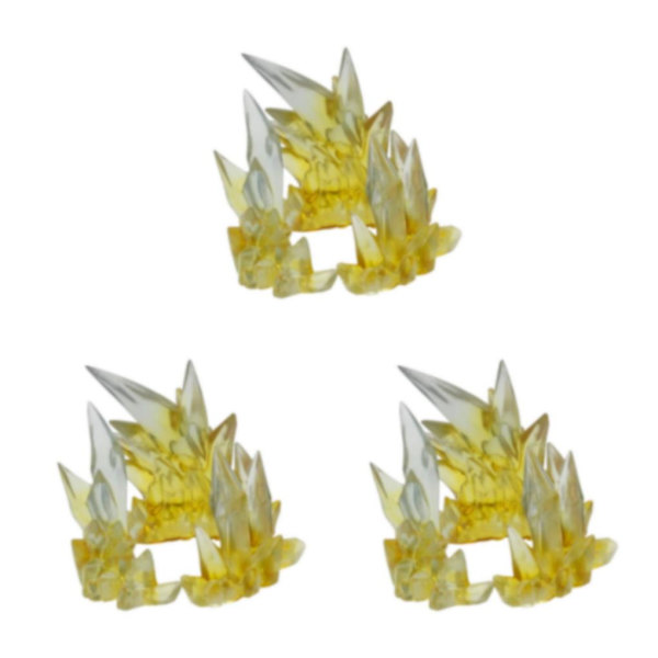 1/2/3/5 Ice Specialeffekt Action Figur Visa modelleffekt Yellow 11 x 12cm 3Set