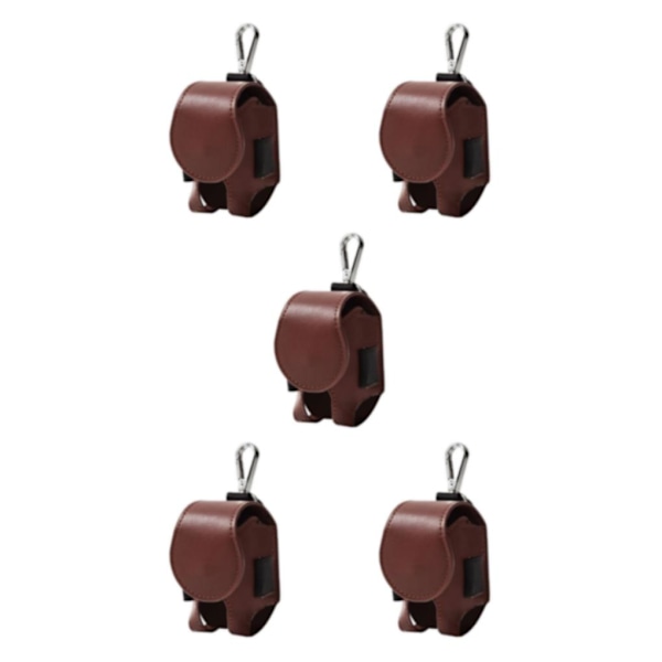 1/2/3/5 För Golfboll Bärväska Liten Bärbar Vattentät För Upgrade Brown 5Set