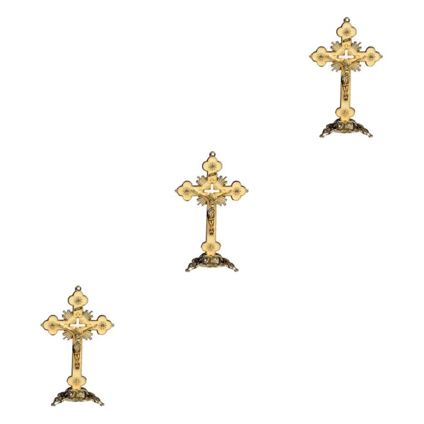 1/3 För korskrucifixfigurer Heliga katolska kors 3PCS