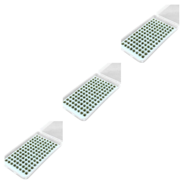 1/2/3/5 Resin Mini Grass Tuft Lågt underhållsminiatyrer Statisk No.7 3Set