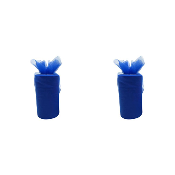1/2/3/5 White Roll handled Tyll Coil Hållbar och pålitlig bröllop royal blue 2Set