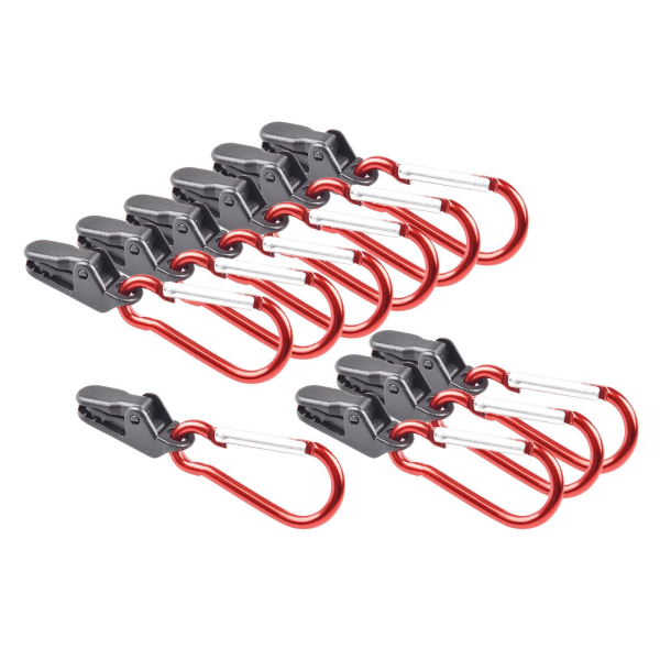 1/3/5 10x Tarp Clips Clamps Håller upp Canopy Mun Lock Grip 1Set