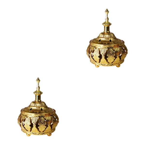 1/2/3 Golden Incense Burner Doftspridare Yoga Studio Type C 2Set