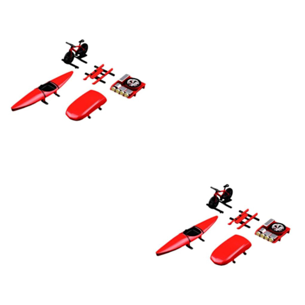 1/2/3/5 5st Professionell modell bildelar ersättning för 1/64 Red 2Set