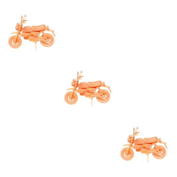 1/3/5 1:64 Motorcykelmodell Miniatyrmotorcykel för layout 3Set