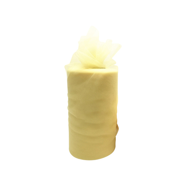 1/2/3/5 White Roll handled Tyll Coil Hållbar och pålitlig bröllop light yellow 1Set