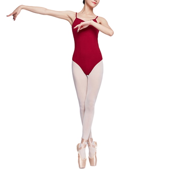 1/2/3 Dance Body Balett Leotard Dansoutfit Andas Wine Red L 1 Pc