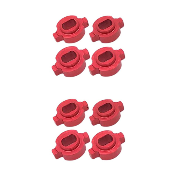 1/2/3/5 paket med 4 kopplingskonverteringsadapter för Zero-Z 1/28 RC red inner dia 2x3mm 2Set
