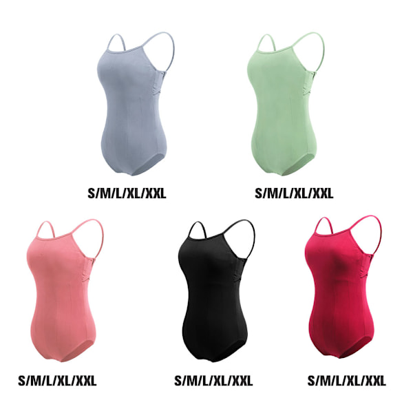 1/2/3 Dance Body Balett Leotard Dansoutfit Andas Green XL 1 Pc