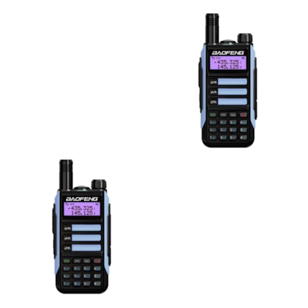 1/2 -16 Way Radio Radio Walkie Vattentät Tvåvägs Tvåvägsradio Blue 2Set