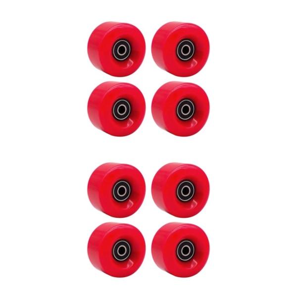 1/2/3 Inline Skate Wheel PU Slitstarka 58 mm 82A hjul Red 58x58x32mm 2Set