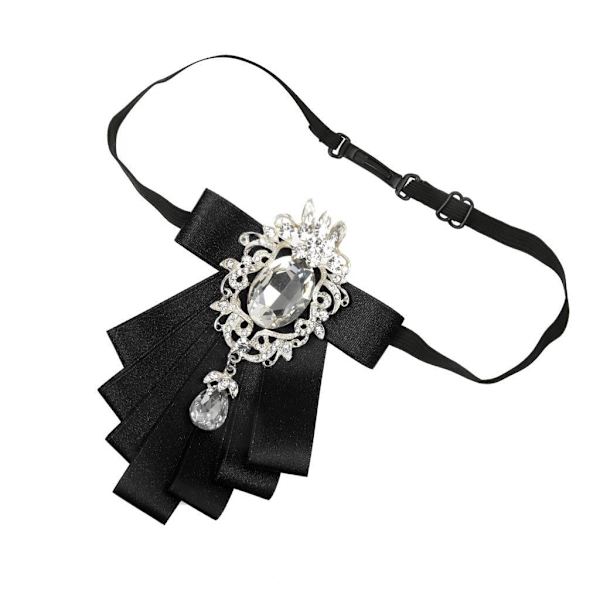 1/2/3/5 Brudgummen för män fluga Bröllopsfest Dansband Black 12 X 8.5cm 1Set