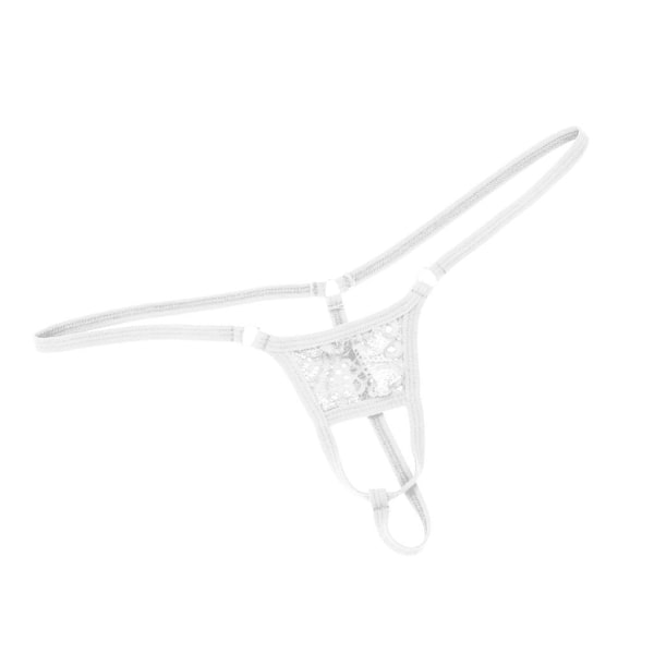 1/2/3/5 Herr med öppen front andas underkläder påse Brief String White 1Set