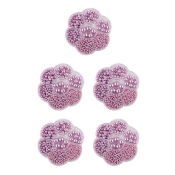 1/2/3/5 1150 stycken DIY-pärlpärlor för att göra vackra smycken purple 5PCS