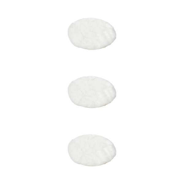 1/2/3/5 Plysch miniatyrmatta 1:12TH Dockhusleksak för white round round dia 18cm 3Set