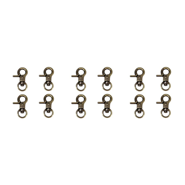 1/2/3/5 4 st zinklegering hummerklospänne Swivel Trigger Clips Bronze 30mm 3Set