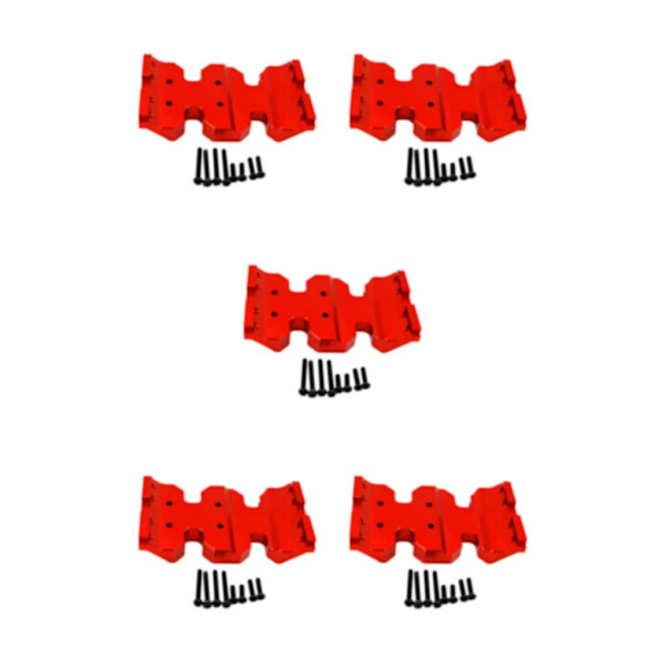 1/2/5 aluminiumlegeringshållare för ECX 1/12 Rc RGT 136100 red 5Set