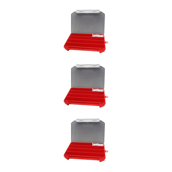 1/2/3 karp fiskeredskap Box organizer fiskepärlor Red 20.5x14.5x3cm 3Set