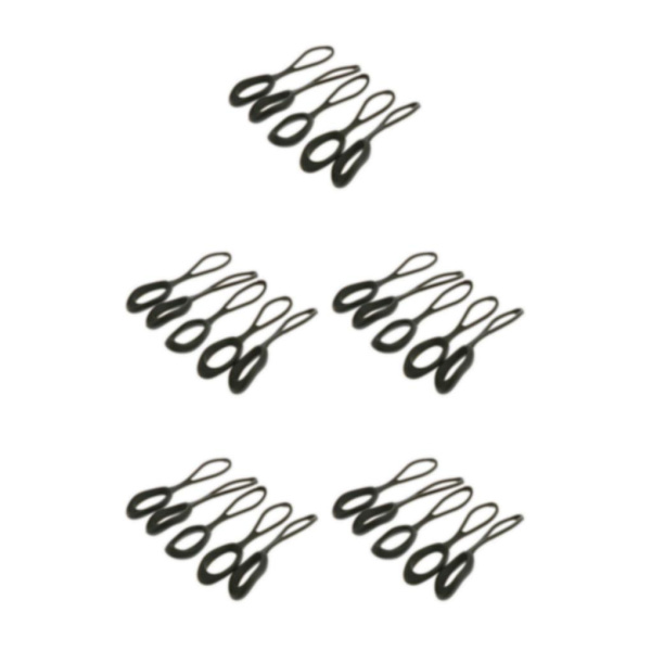 1/2/3/5 5 stycken Non- För slip Stark För Dragkedja Dragsladd Zip Army Green 66mm 5Set