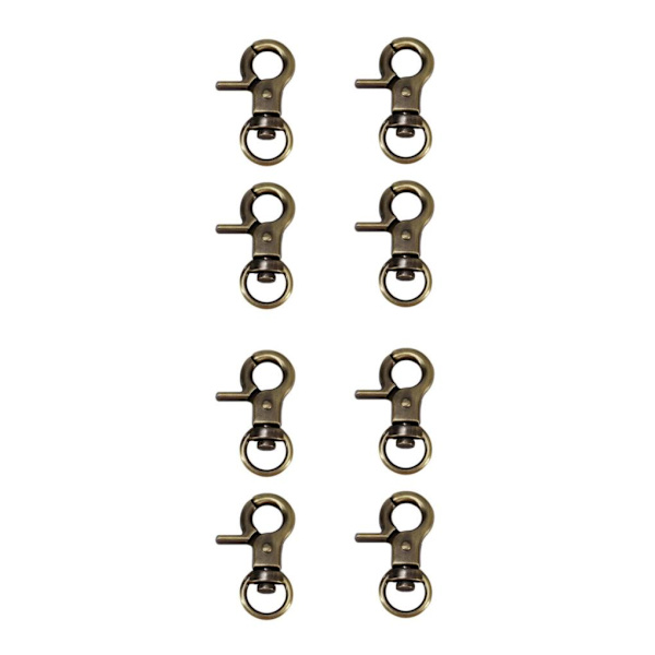 1/2/3/5 4 st zinklegering hummerklospänne Swivel Trigger Clips Bronze 30mm 2Set