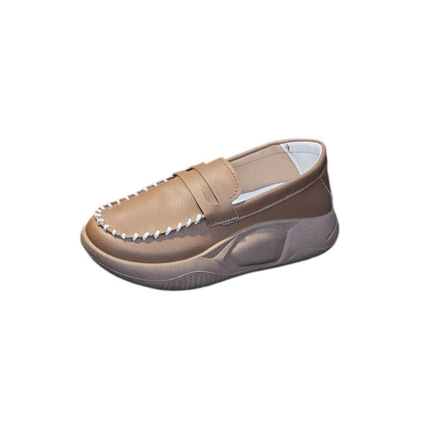 Casual Damskor Bekväma För Slip On Mjuk för Inomhus Khaki Size 36