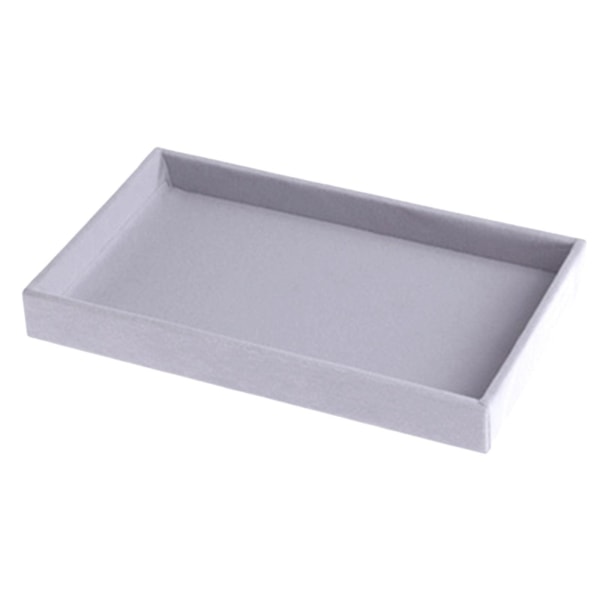 1/2/3/5 Stapelbar smyckesbricka Multipurpose Portable Velvet för Empty Tray Style A 1Set