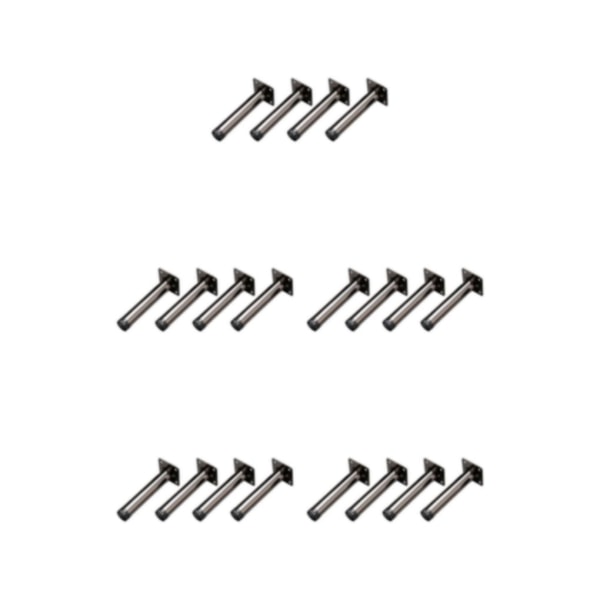 1/2/3/5 4pack/lot Trigon Möbelfötter Rejäla och hållbara ben Mid-Feet Gun Black 5Set