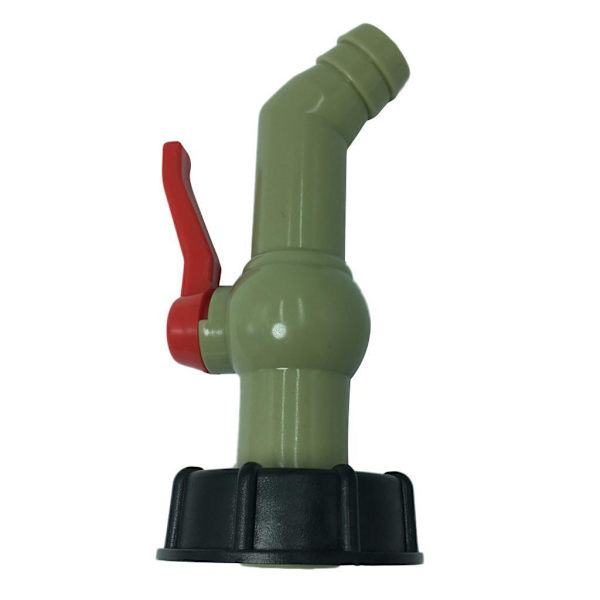 1/2/3 1000L IBC-tankventil Vattenadapter 60mm intern grov 32mm 1Set