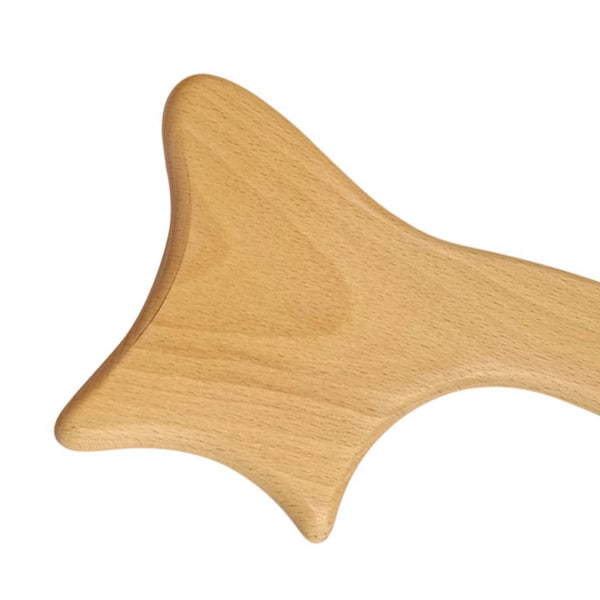 1/3 multifunktionella Wood Gua Sha-verktyg för effektiv massage 1Set