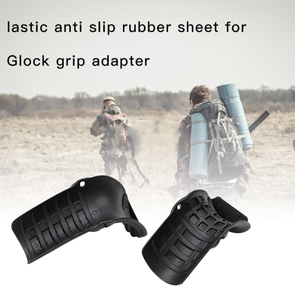 6 st/ set Grip Force Adapter Plast Halkfritt jaktverktyg as the picture