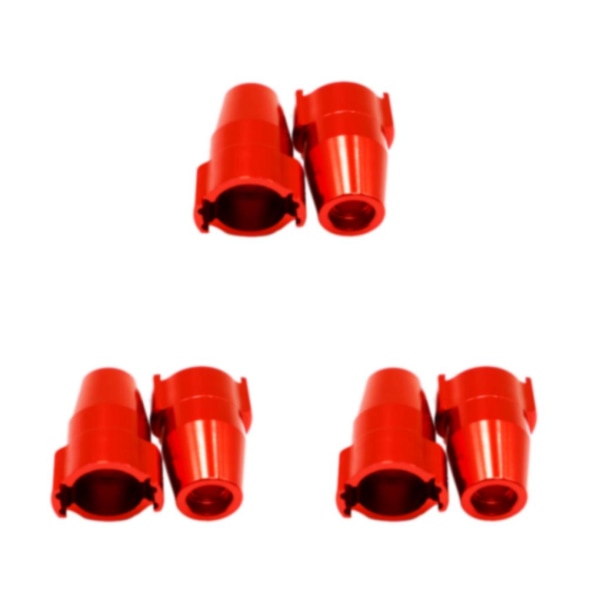 1/2/3/5 2 stycken bakre navhållare för 1/12 ECX Barrage Aluminium red 3Set