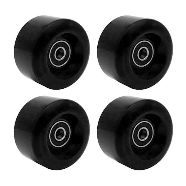 1/2/3 Inline Skate Wheel PU Slitstarka 58 mm 82A hjul Black 58x58x32mm 2Set