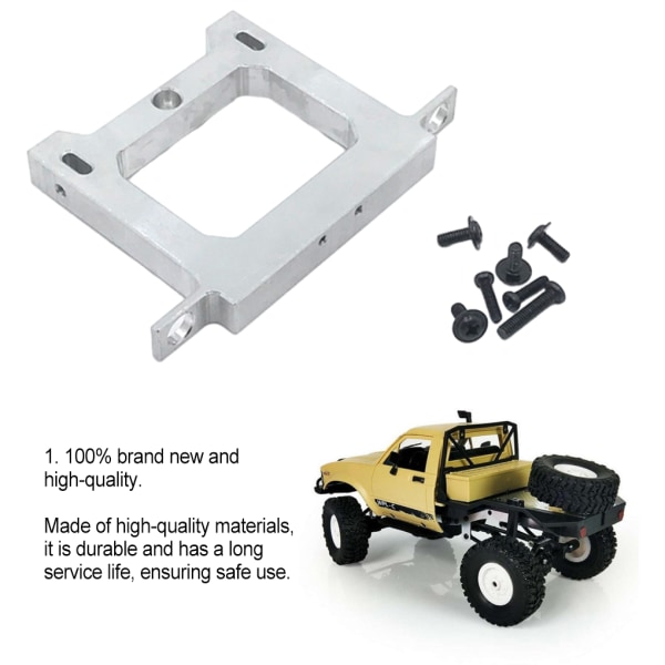 Metall RC Car Upgrade Bakre stötfångare för WPL 1/16 C14 C24 C34 B16