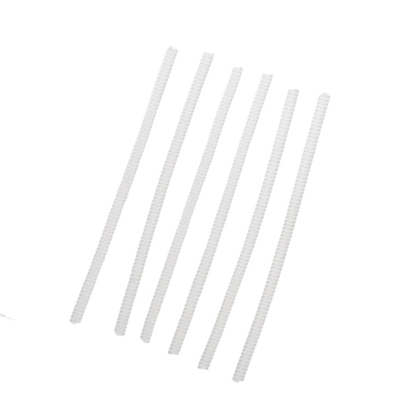 1/2/5 6 delar Ringstorleksjustering för lösa ringar Smyckesskydd Clear 6 Pcs 3mm A 1Set
