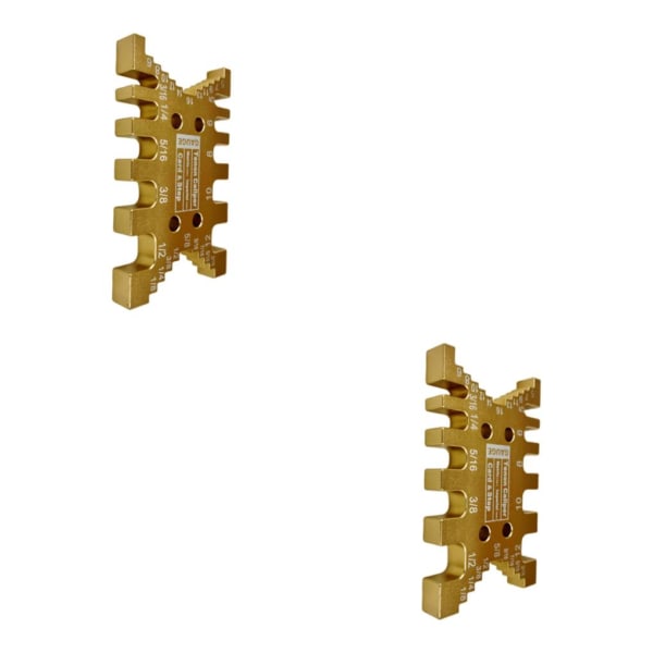 1/2/3 Träbearbetningsverktyg Tenon Bromsok sågbord Verktygsmaskin Gold 2PCS