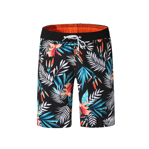 Beach Shorts Pojkar Sommar Shorts Byxor Casual Style Byxa Black XL