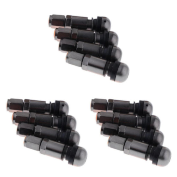 1/2/3/5 4 st Bil Slanglösa Hjul Dammlock Däckventilstammar Gray 3Set