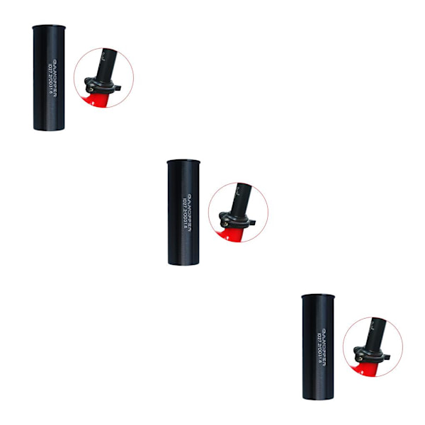 1/2/3/5 Sadelstolpe i aluminiumlegering 100 mm lång ombyggnad 27.2 to 31.6 3PCS