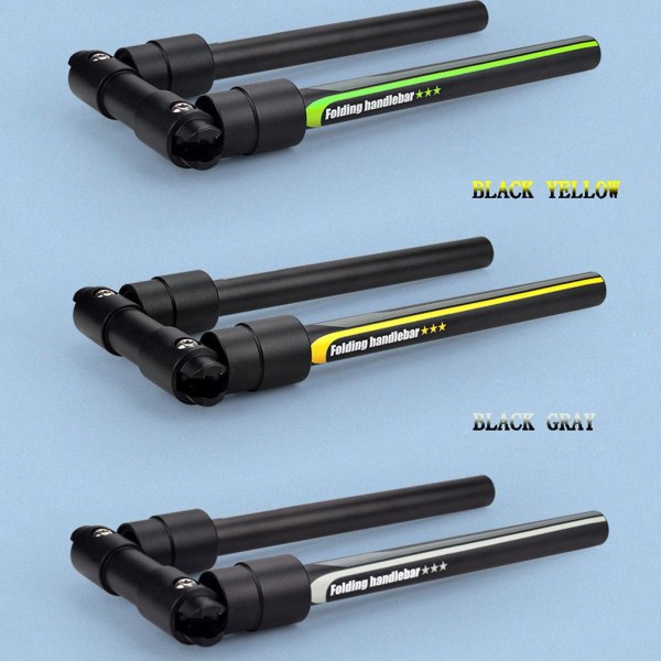Folding Handlebar Racing För Cykelskoter Flat Handle Bar Yellow 560mm