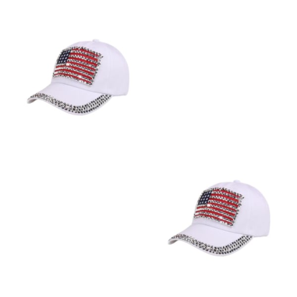 1/2/3/5 polyester justerbar cap för solskydd i White 2Set