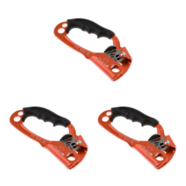 1/2/3/5 Utomhussport Bergsklättring Hand Ascender Device För Orange Left Hand 22x8.6cm 3Set