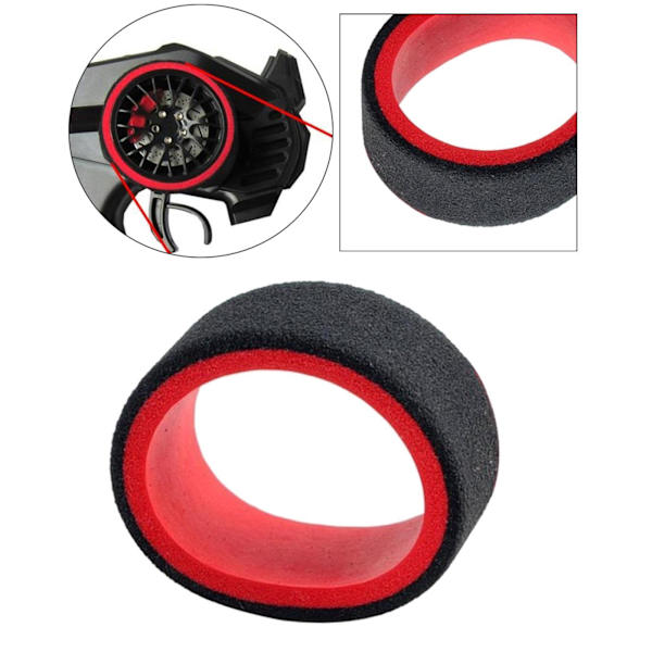 1/2/3/5 RC Rattgrepp Hand Wheel Svampdelar 5Set