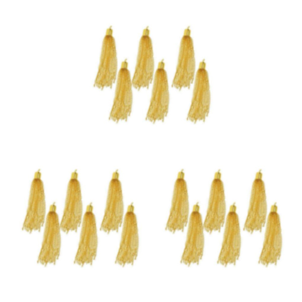 1/2/3/5 6 delar Handgjorda Boho Long Chain Tofshängen Gold 3Set