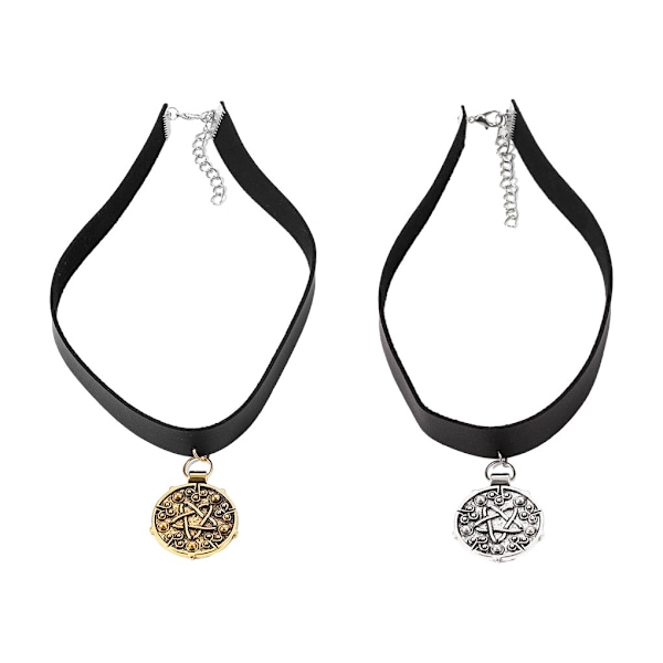 1/3/5 Choker Halsband Unik design för en mångsidig look golden 1 Pc