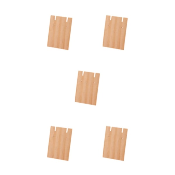 3/5 trätillverkat displayställ för örhängen Brett displayutrymme M 5Set